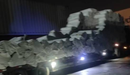 挑灯夜战，出口非洲项目1000立方保温材料集港完毕！